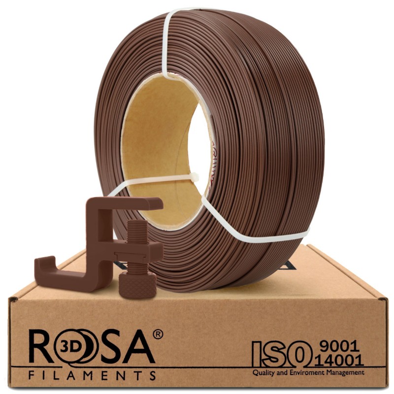 Dark Brown ReFil PCTG 1,75mm 1kg Rosa3d