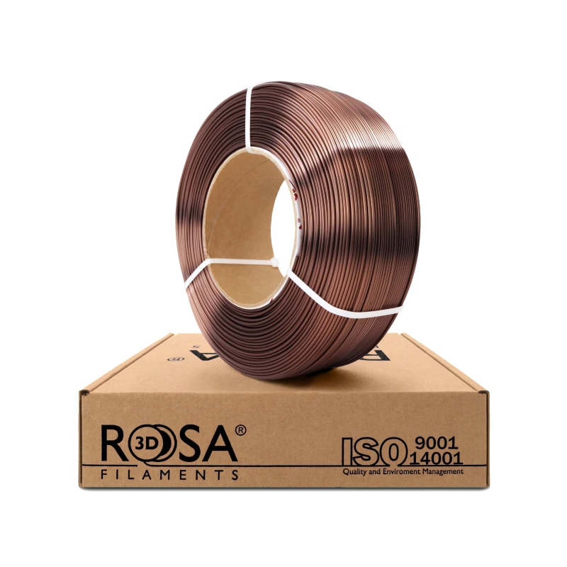 ReFill PLA-Silk 1,75mm Bronze 1kg Rosa3D