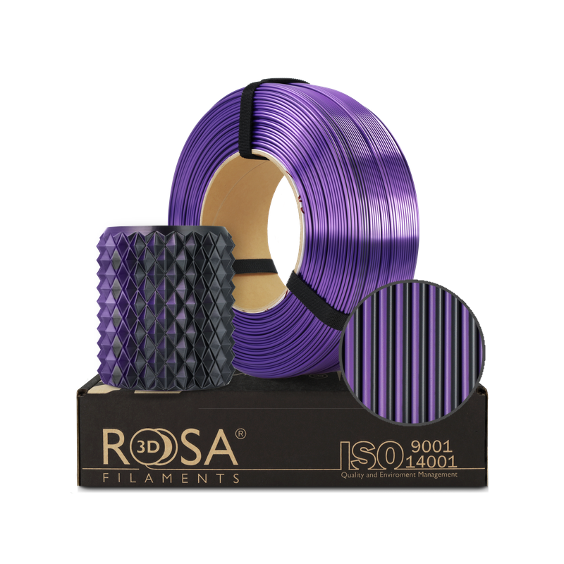 Mistic Violet 1kg ReFill PLA Magic Silk 1.75mm Rosa3D