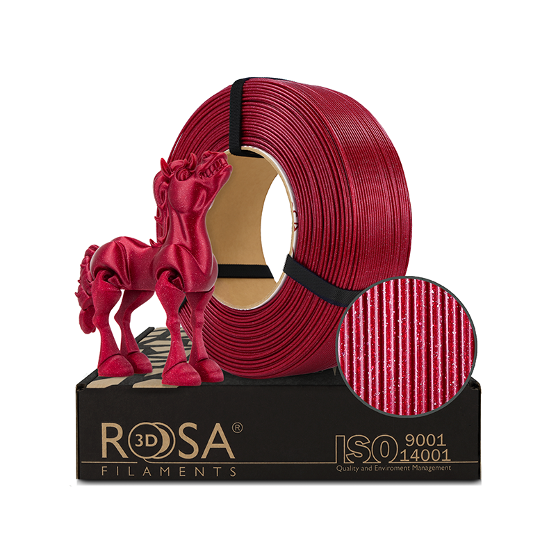 GALAXY Red Wine ReFill PLA 1,75mm 1kg Rosa3D