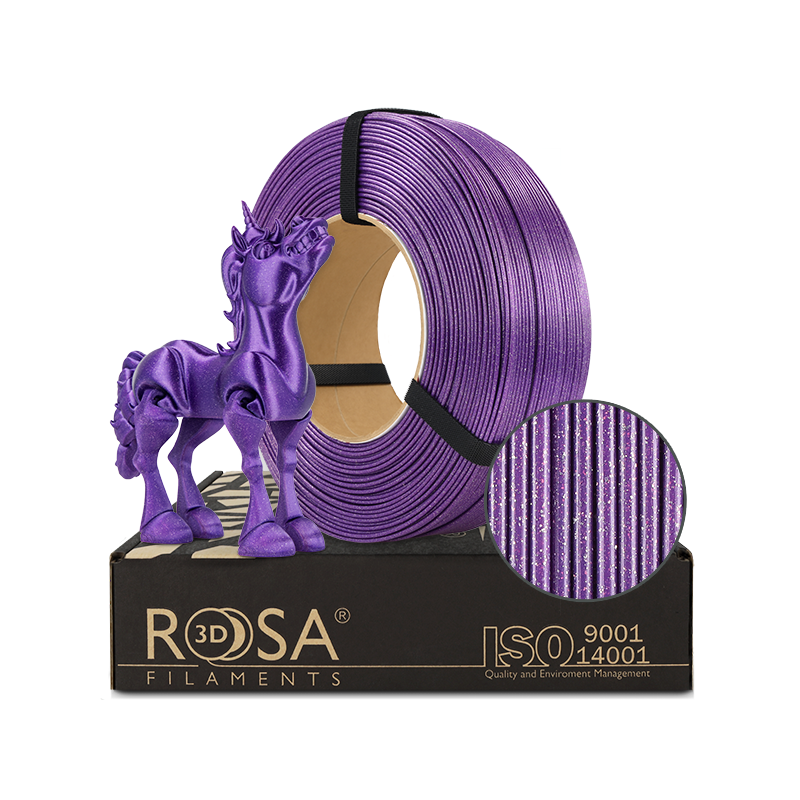 GALAXY Violet ReFill PLA 1,75mm 1kg Rosa3D