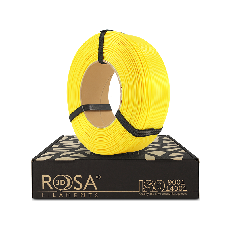 Litophane Yellow ReFill PLA Starter 1,75mm 1kg Rosa3D