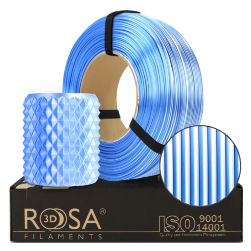 Frozen 1kg ReFill PLA Magic Silk 1,75mm   Rosa3D